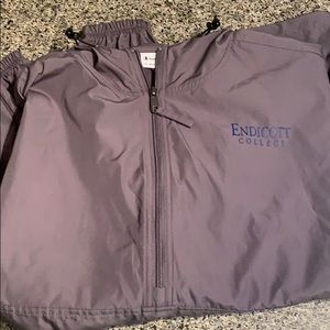 Endicott College Windbreaker 1/2 zip